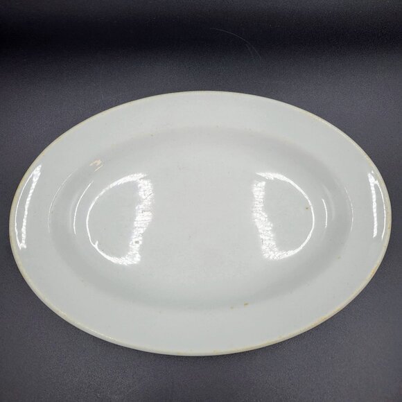 Vintage Oval Plate Platter W.H Grindley Vitrified England Restaurant Ware Read - Picture 3 of 10